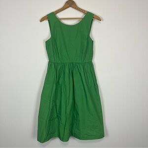 J. Crew green dress 10p